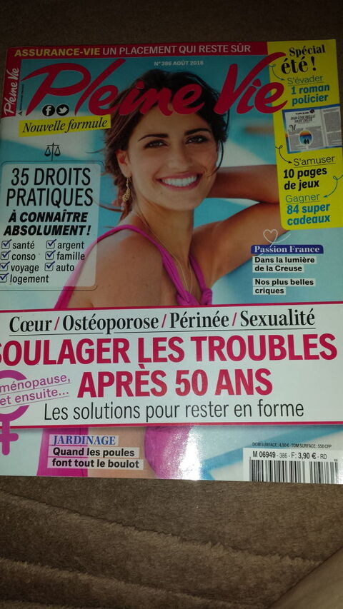 REVUE PLEINE VIE
N� 386
AOUT 2018
2 Triel-sur-Seine (78)