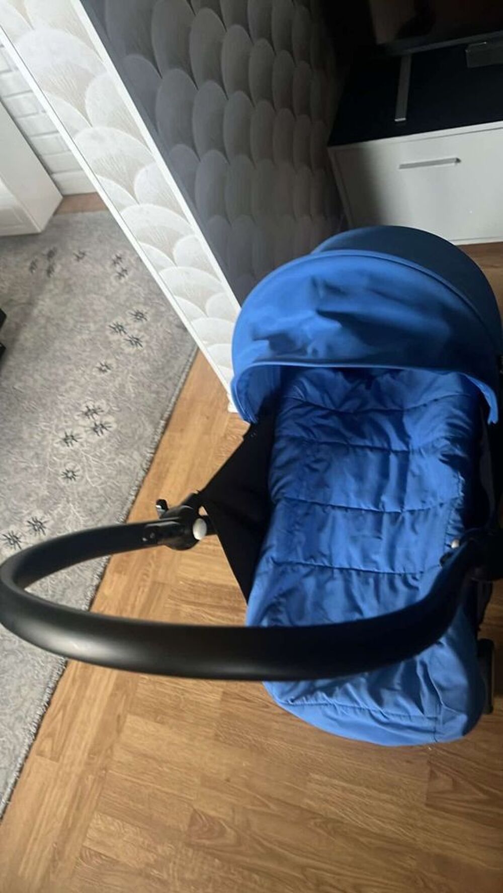   Poussette Complte BABYZEN YOYO2 - Comprend YOYO Pack nouveau-n 0+ (bleu), Cadre (noir) & Pack couleur 6+ (noir) - Pour les Enfants jusqu'   22 kg 