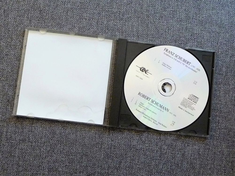 Franz Schubert- Robert Schumann- Classical Disk Company CD et vinyles