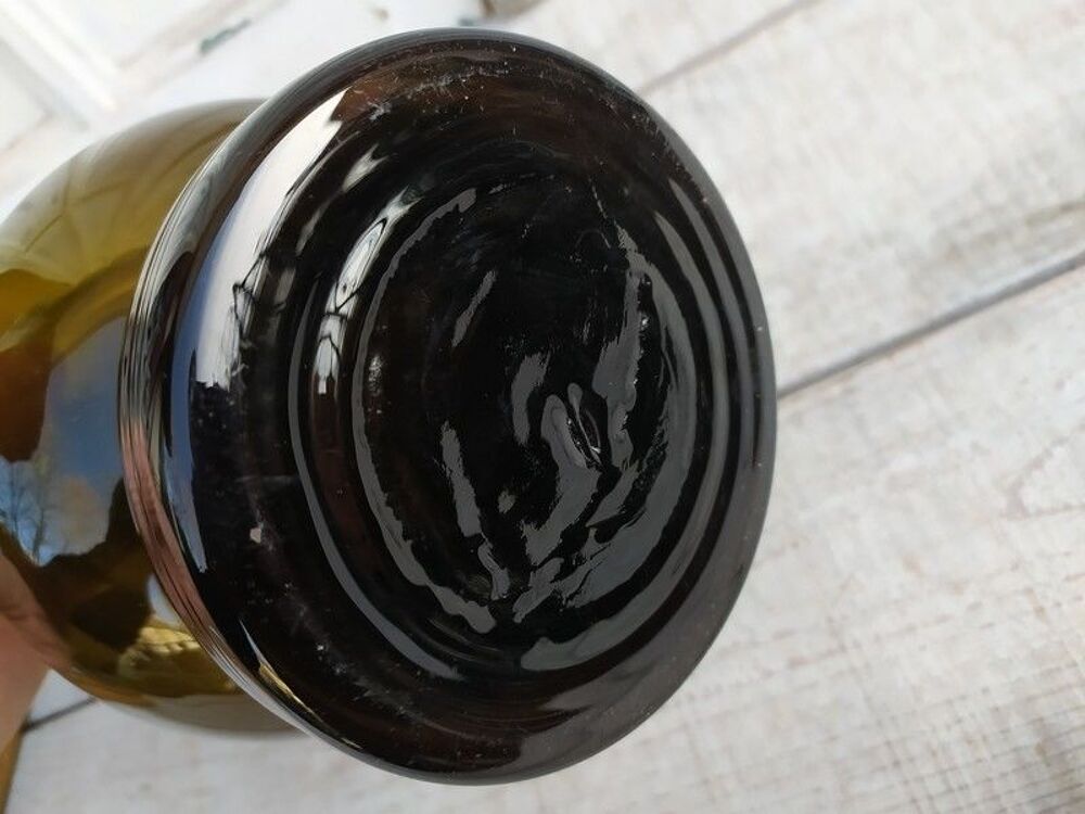 Vase Verre Fum&eacute; Vintage Design Scandinave Ingridglaser Décoration