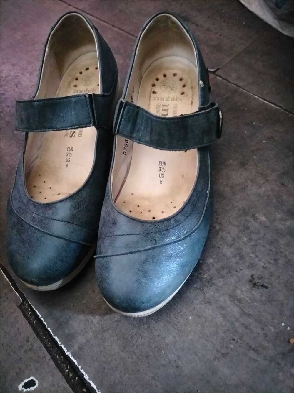 Ballerine babies mobils cuir pointure 38 tr&egrave;s bon &eacute;tat Chaussures