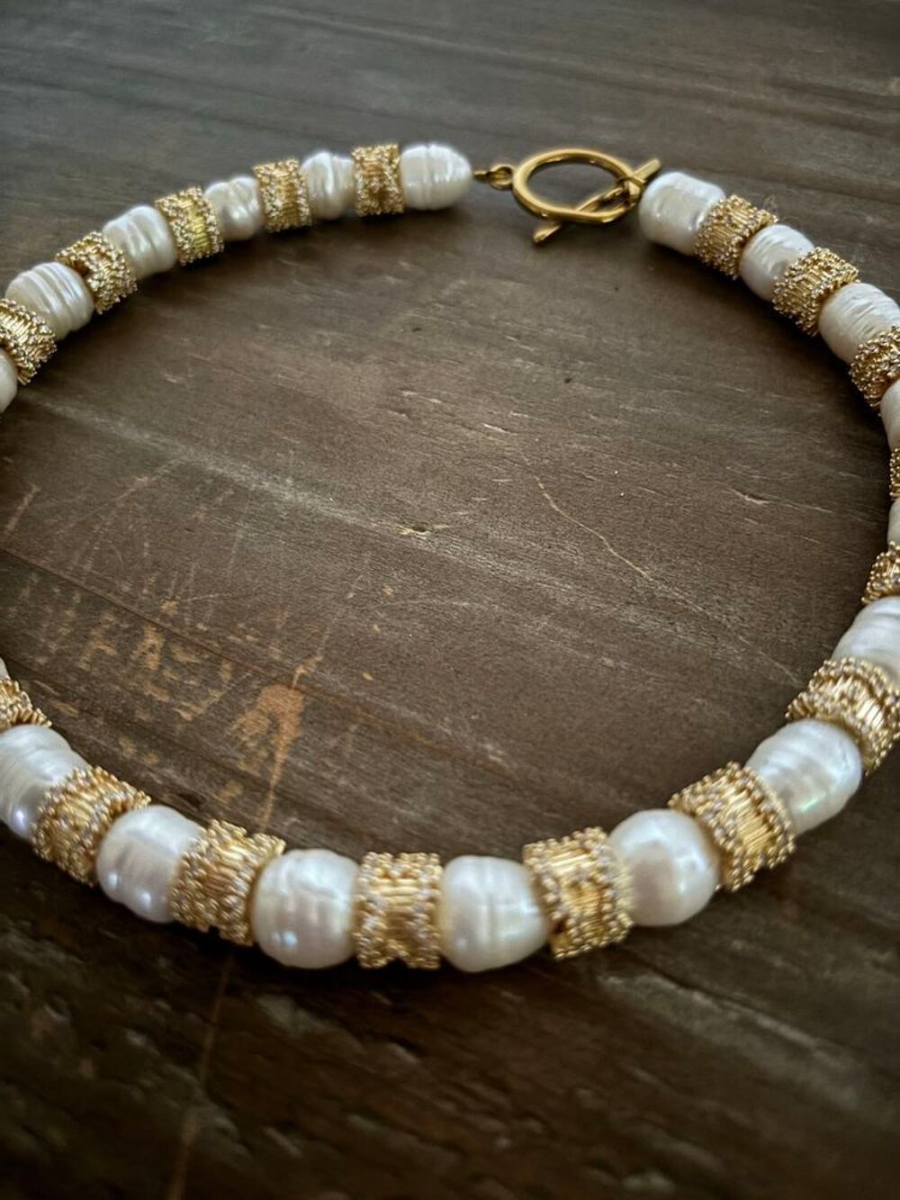 collier ras du cou en perles de culture Bijoux et montres