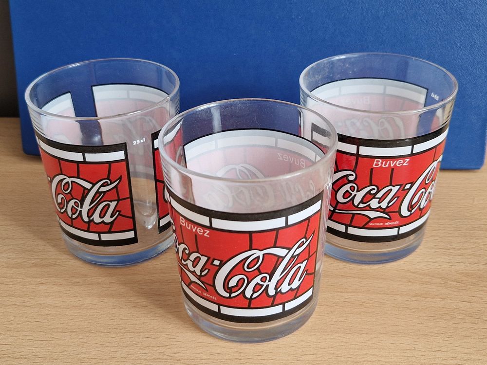 4 verres COCA 