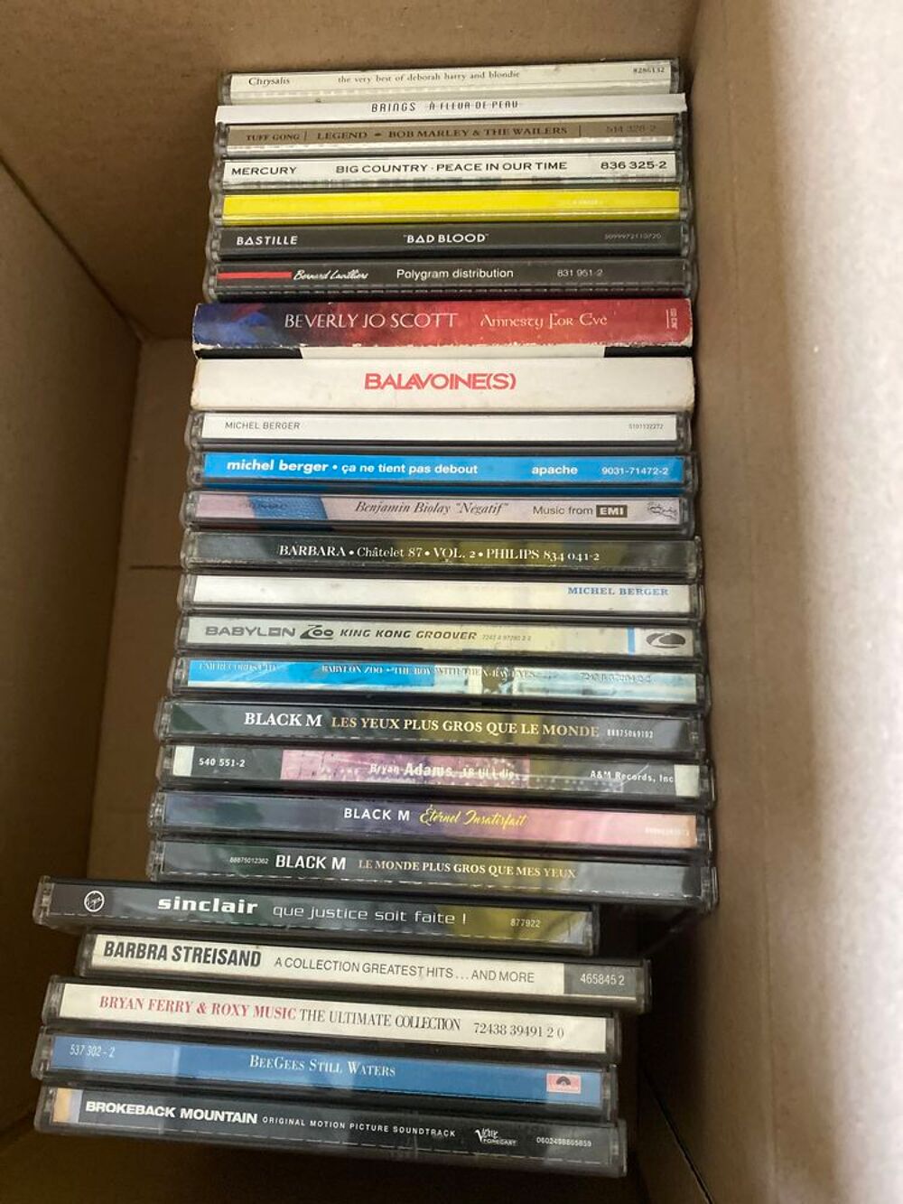 1 lot de 450 CD Audio et hifi