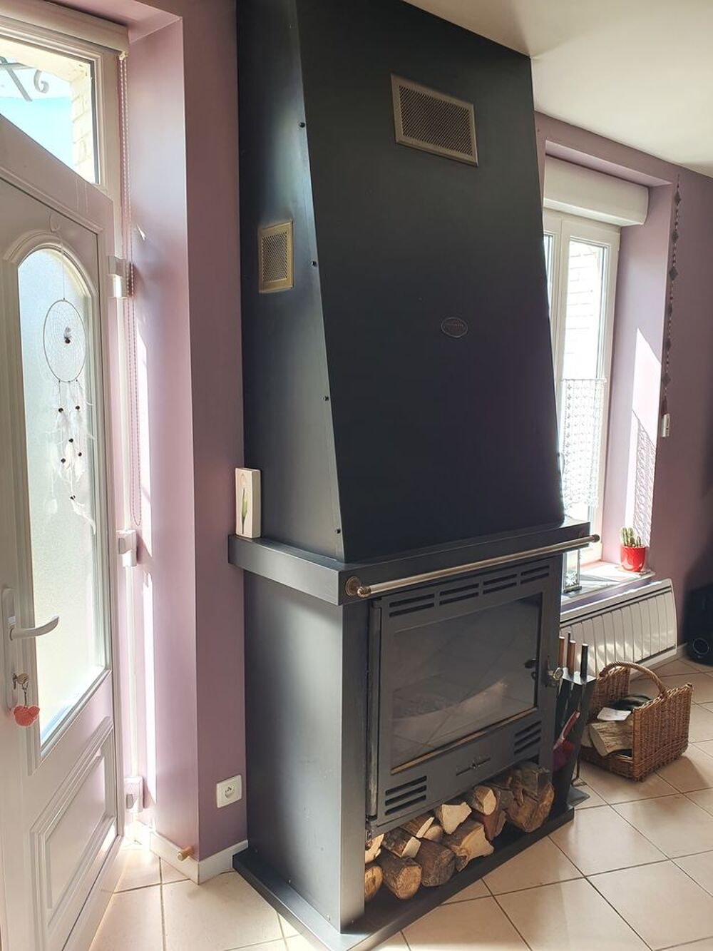 Chemin&eacute;e Bois Godin Bricolage