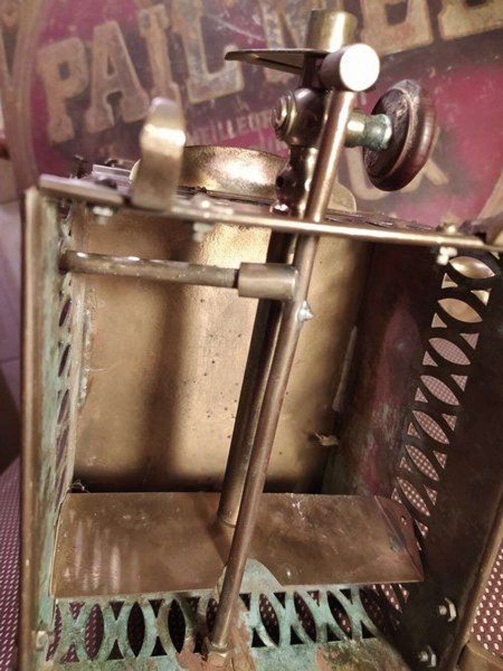 Ancien Appareil Barbier Coiffeur Aseptiseur XIXeme 