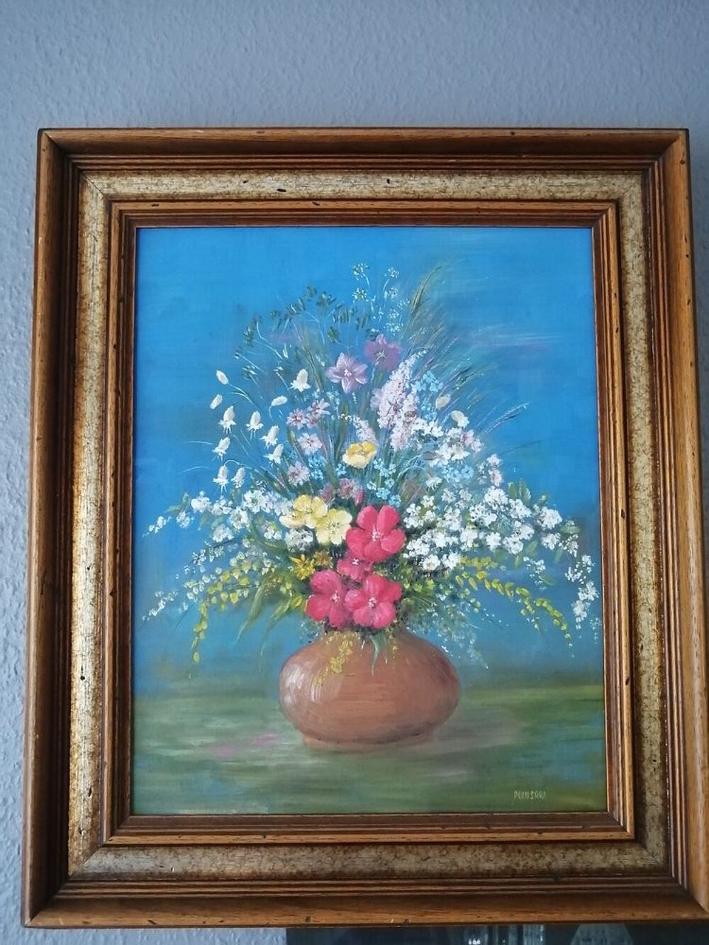 Tableau " bouquet de fleurs" Décoration