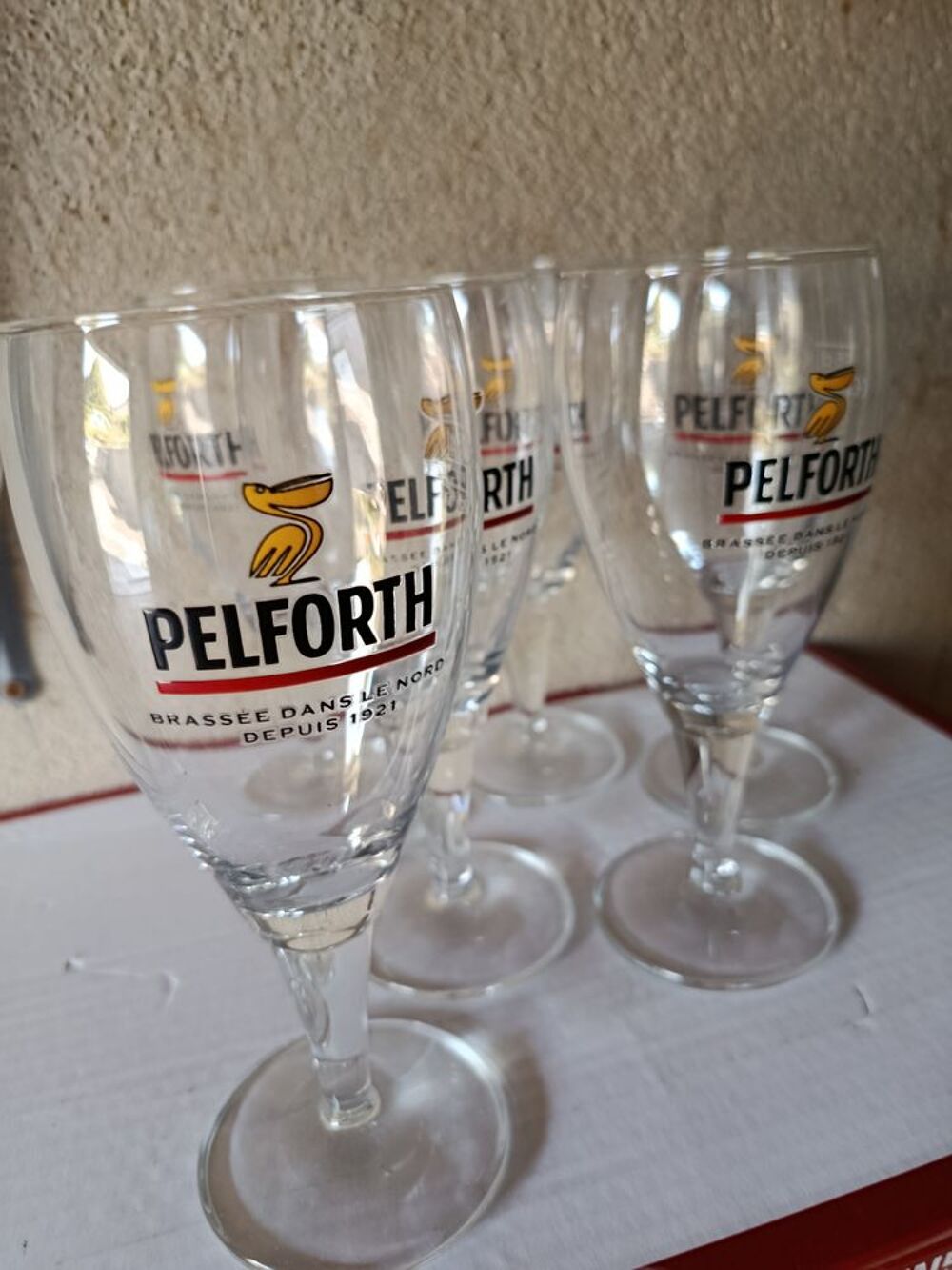 lot de verres a biere Décoration