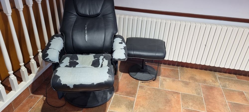Fauteuil de relaxation avec repose pieds &amp; T&eacute;l&eacute;commande Meubles