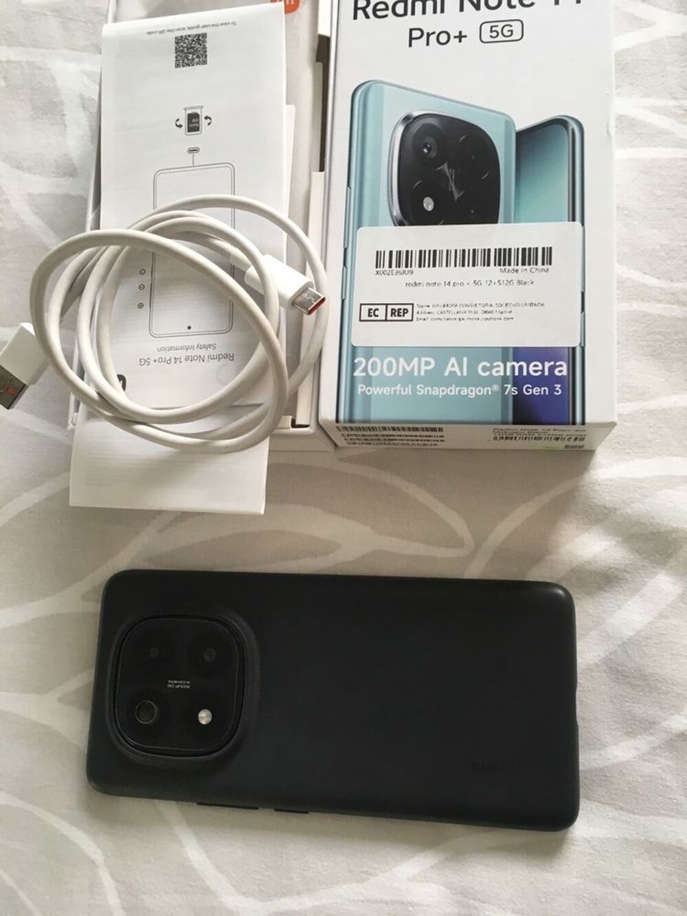 SMARTPHONE XIAOMI REDMI NOTE PRO 14 5G 12 Go 512 Go
Téléphones et tablettes