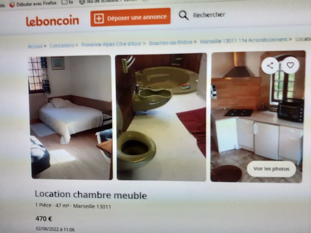 Location Chambre chambres meublées chez l'habitant. Marseille 11