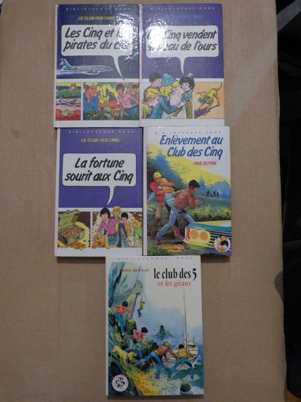 LE CLUB DES CINQ biblioth&egrave;que rose A CHOISIR Livres et BD