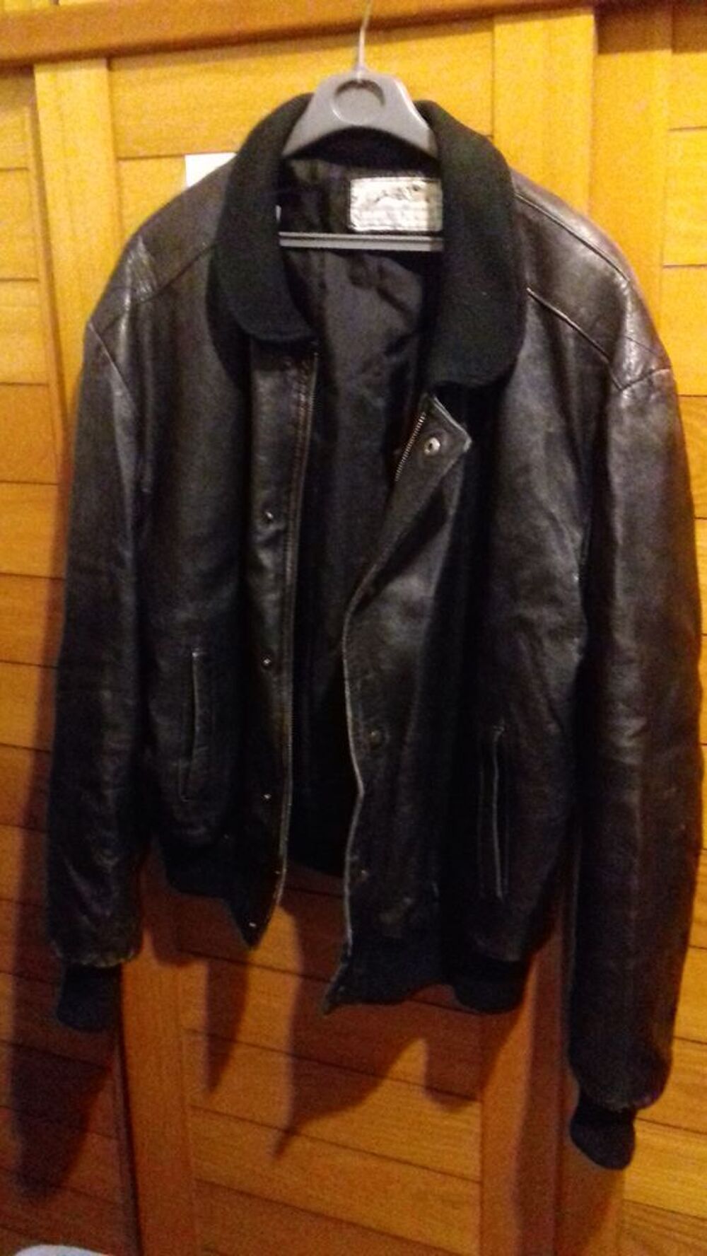 Blouson cuir homme Vêtements
