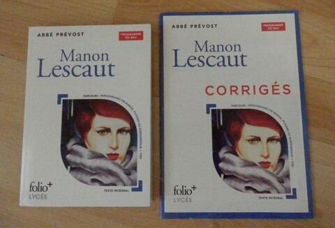 Livre + corrigés : Manon Lescaut : NEUF Évry (91)