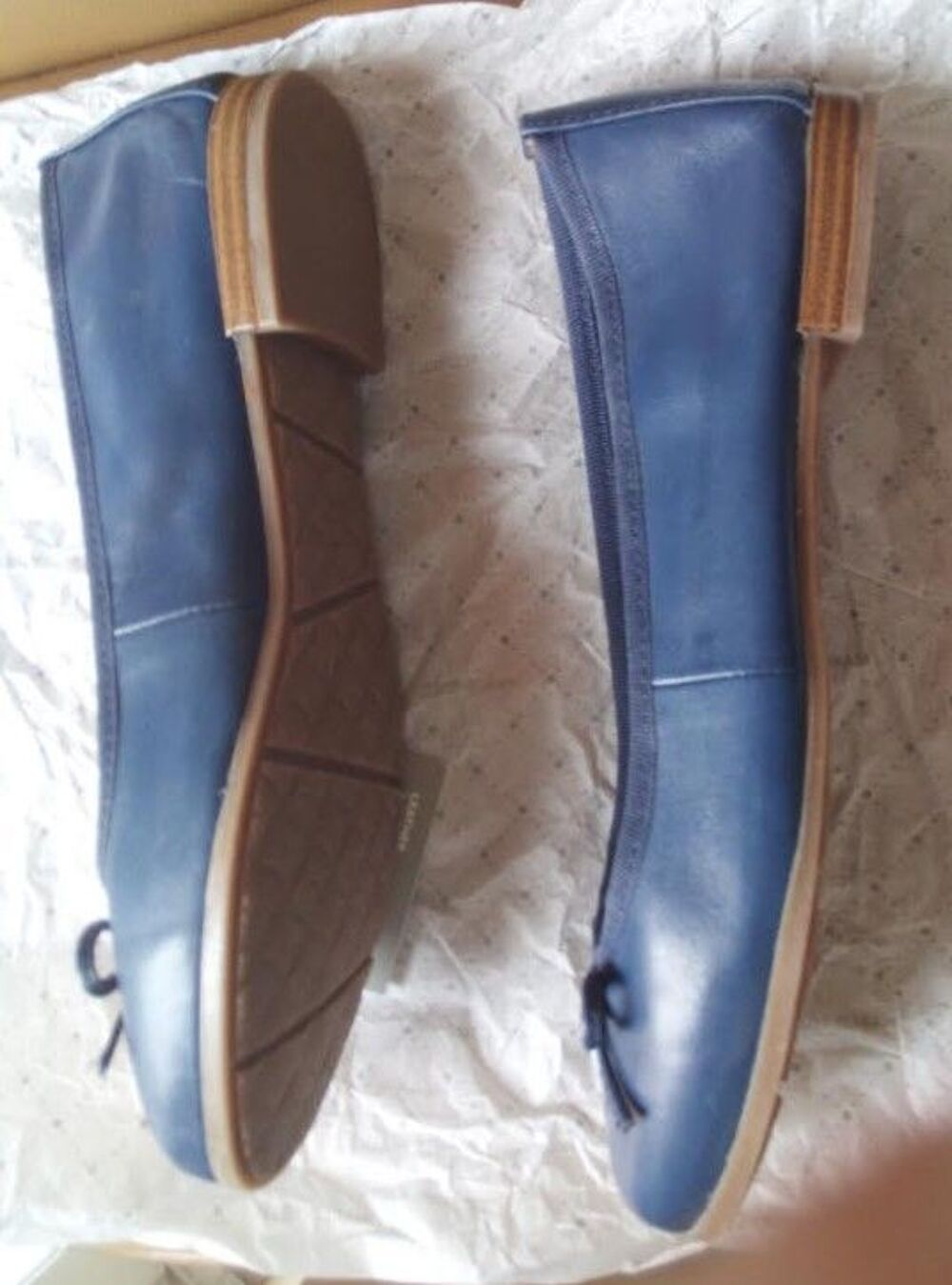 Ballerines Cuir souple, Neuves Chaussures