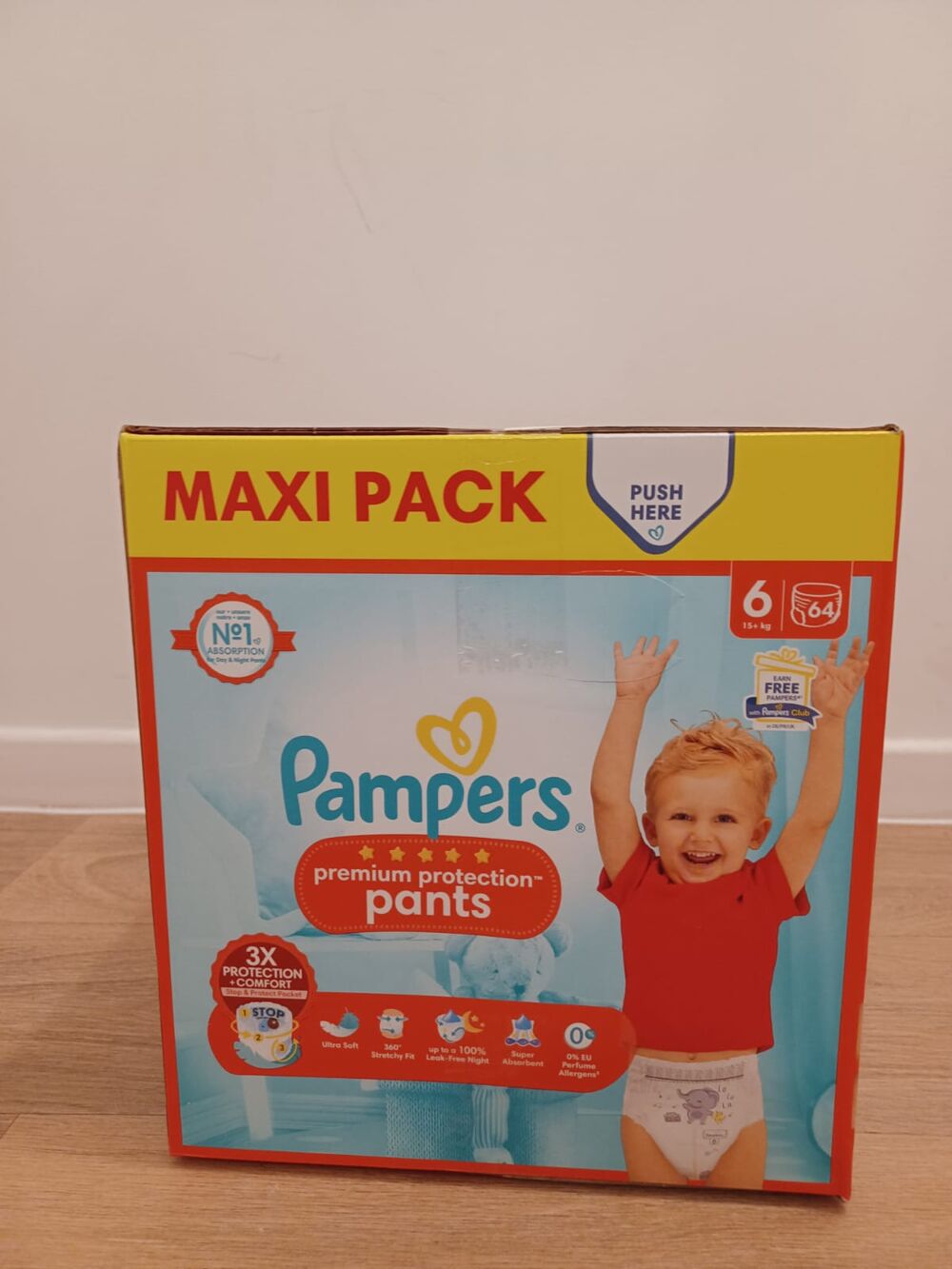 Maxipack Couches PAMPERS Baby -dry et Harmonie Taille 2 &agrave; 6 Pu�riculture