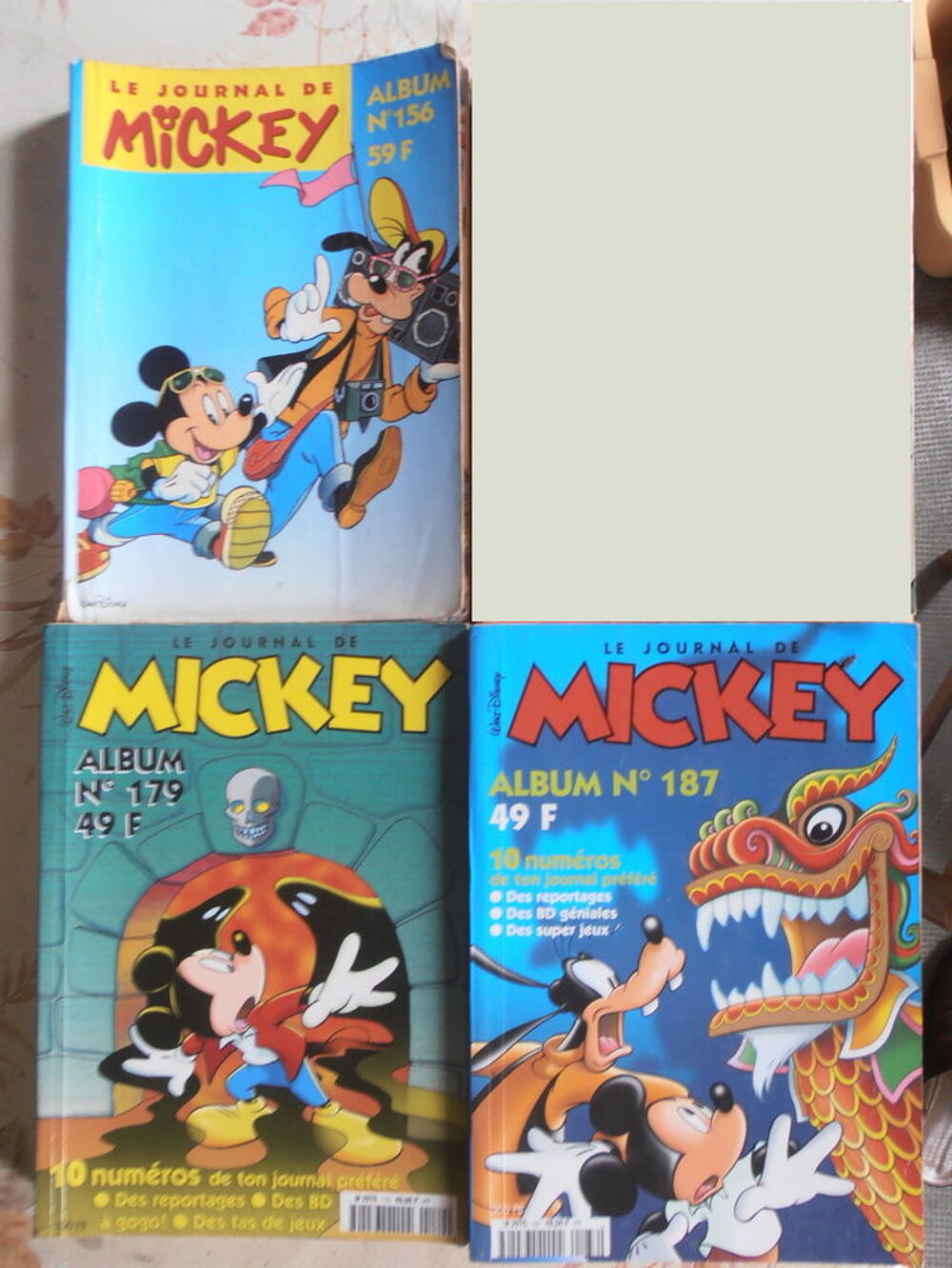 Journal de Mickey : Sp&eacute;cial G&eacute;ant 1563 1615 1719 1771 1779 Livres et BD