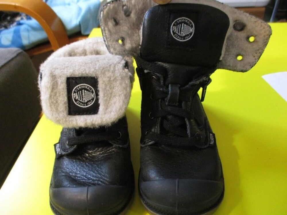 Palladium b&eacute;b&eacute; bottines boots bottes cuir 22 
Chaussures