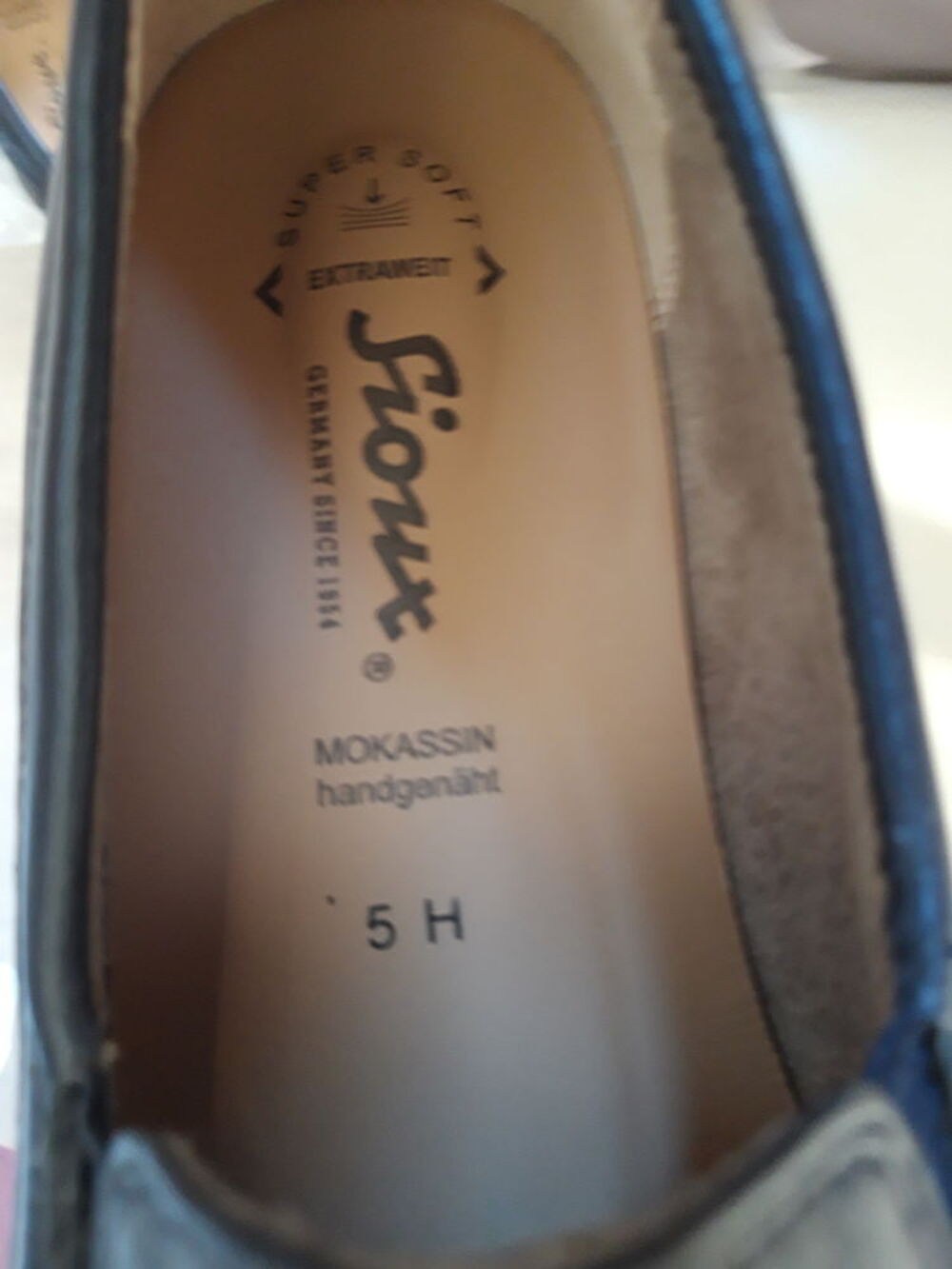 Mocassins pur cuir doubl&eacute;s cuir marque Sioux + KWAY tout Chaussures