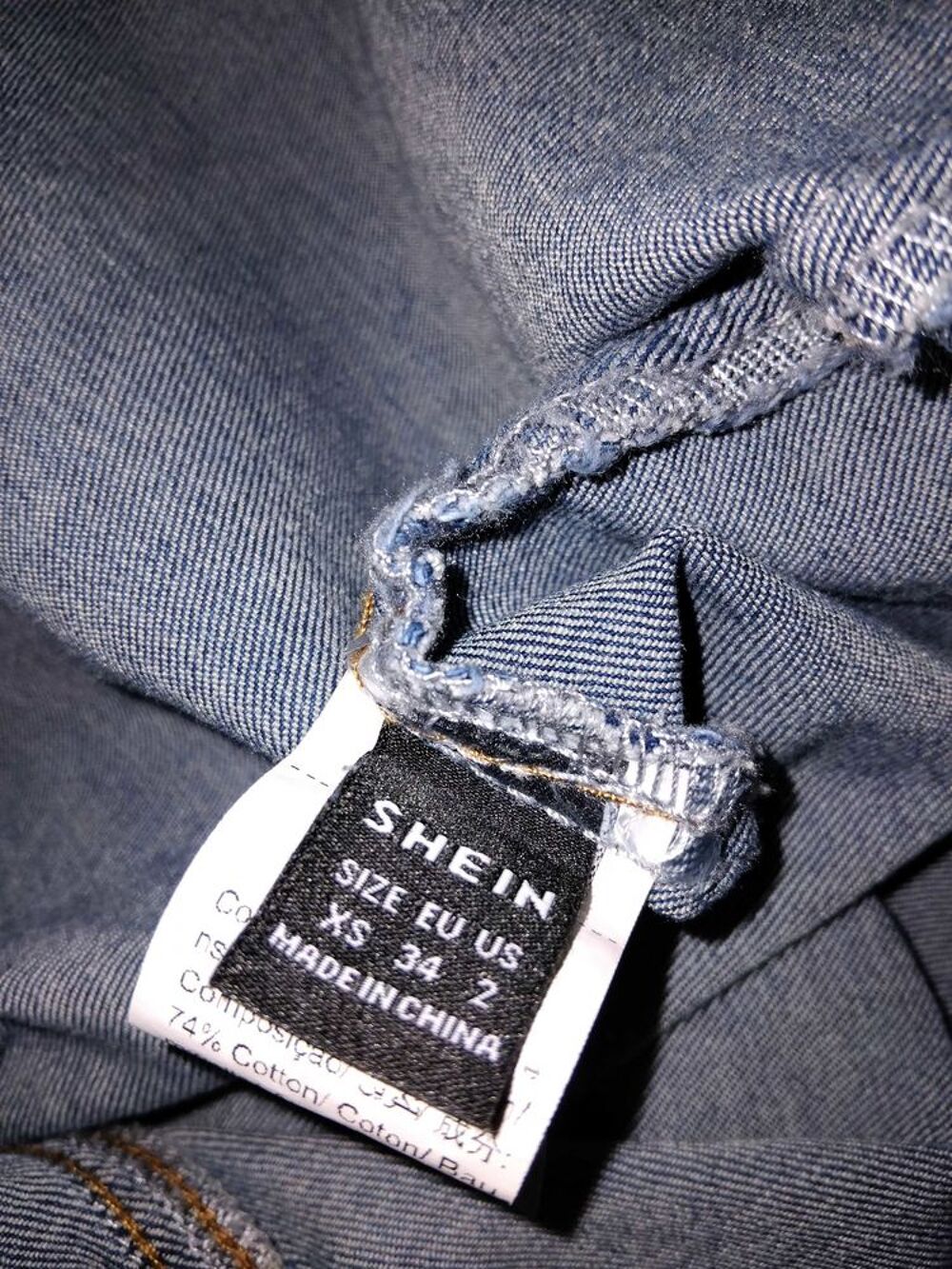 robe jean shein Vêtements