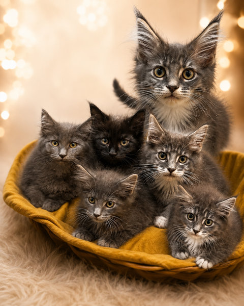 MAINE COON CHATONS DISPONIBLES 990 60000 Allonne