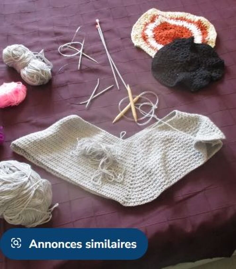 perlotes de laine aiguilles tricoter Bricolage