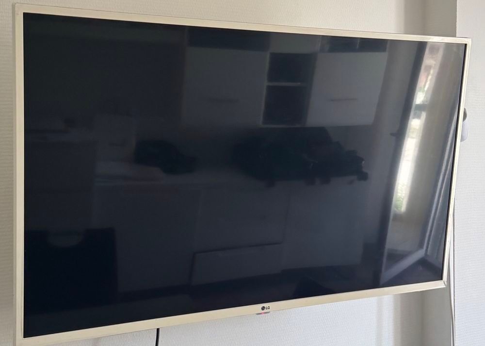 TV LG 112 cm Tr&egrave;s bon &eacute;tat avec support mural Photos/Video/TV