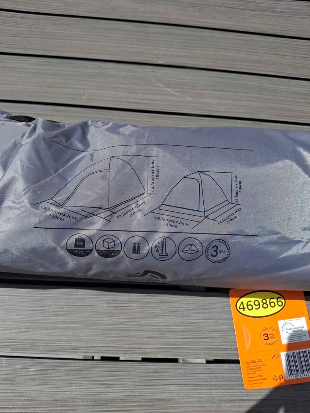 Tente de Camping Sports