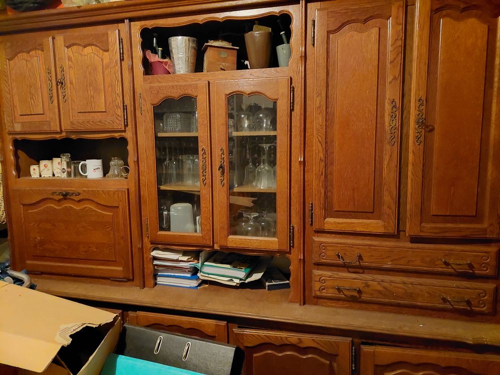 GRAND BUFFET VAISSELIER LONGUEUR 247 CM Meubles