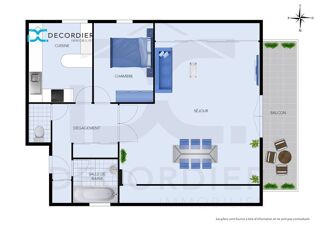  Appartement � vendre 2 pi�ces 47 m�