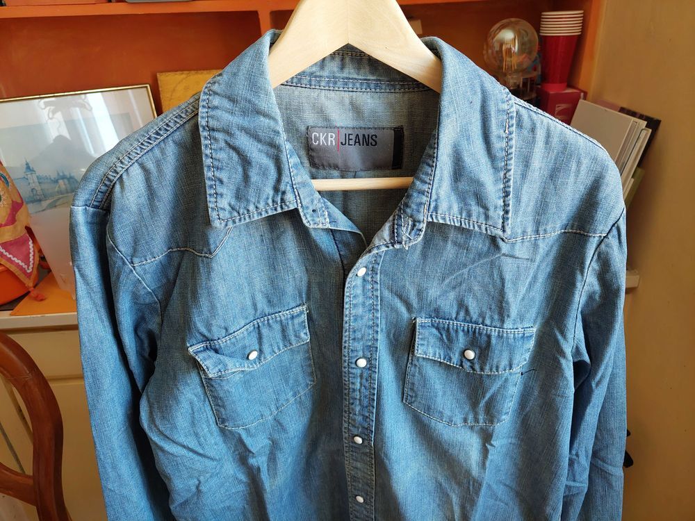 Chemise rn en jeans taille L Vtements