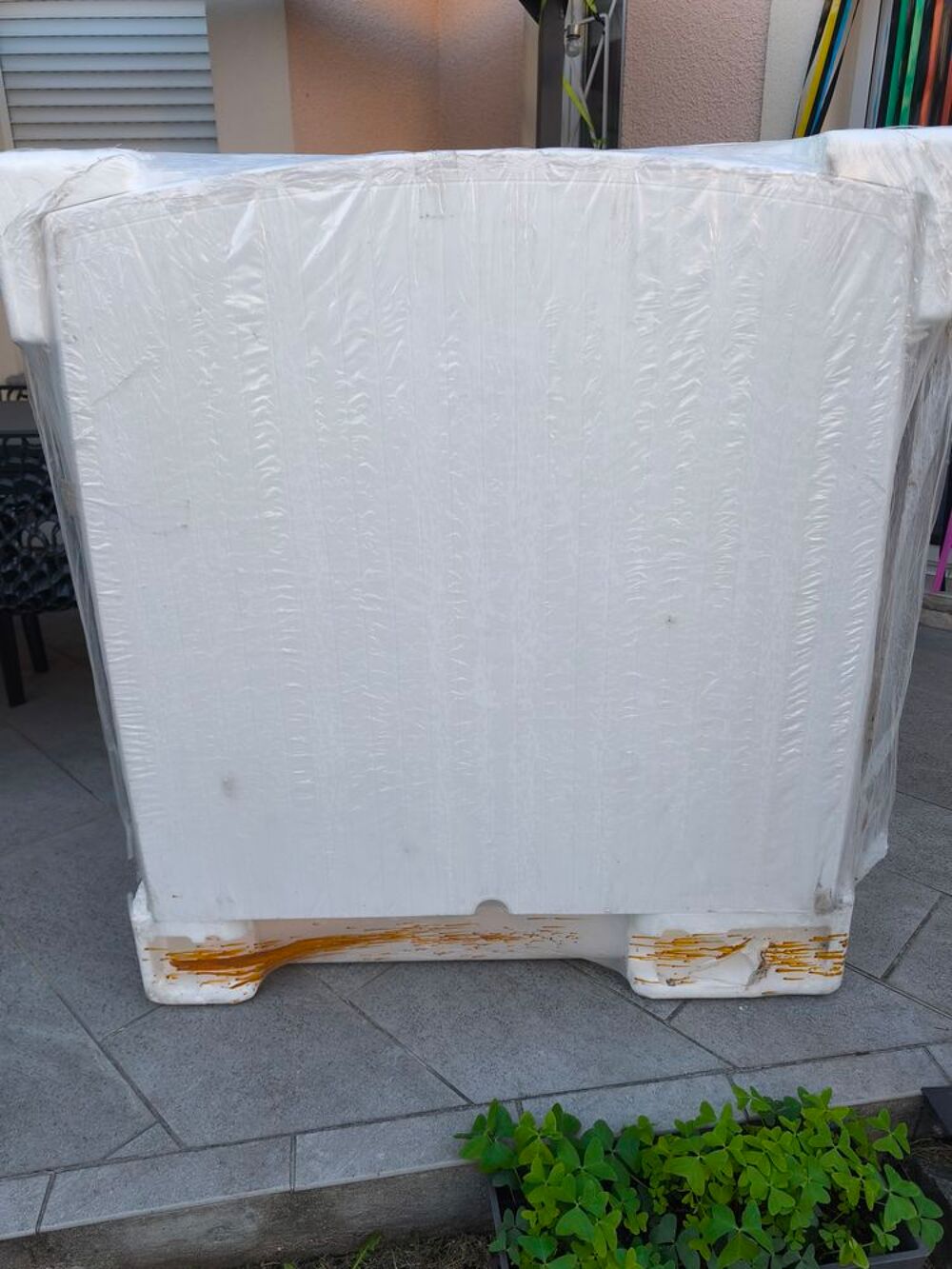 Table ext&eacute;rieur blanche XL (320x105X72cm) Jardin