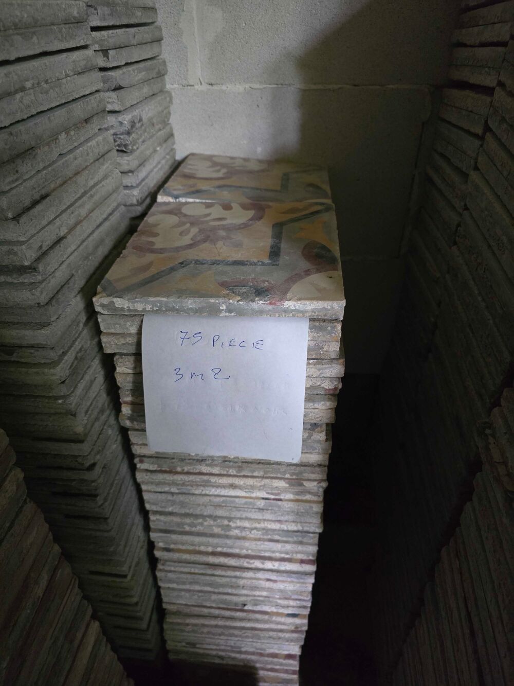 carreaux de ciment anciens rarisismes de 20x20 cm Bricolage