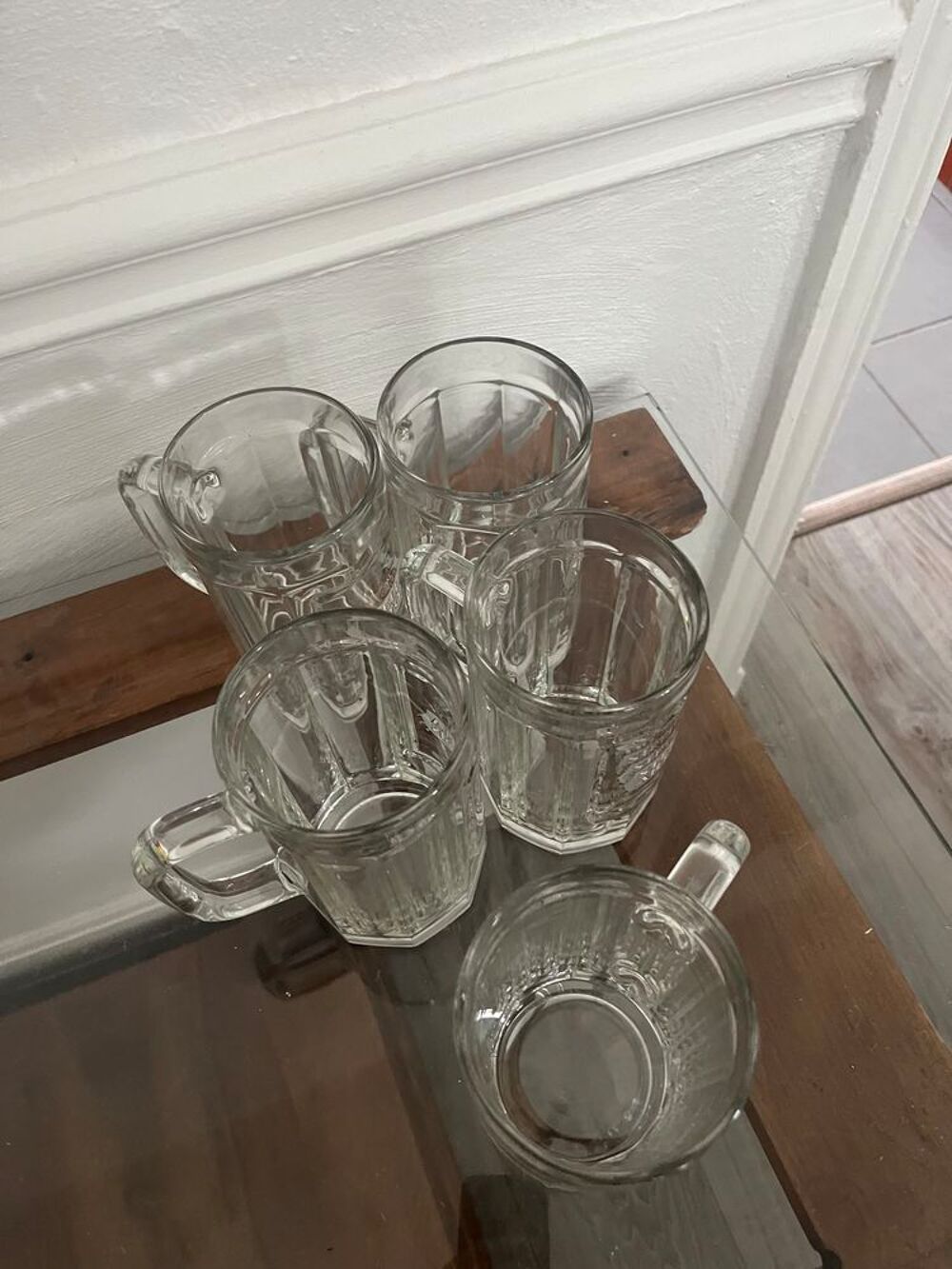 Lot de 5 chopes bi&egrave;re Stella Artois Meubles