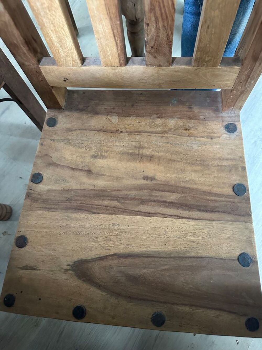 lot de 6 chaises en teck Meubles