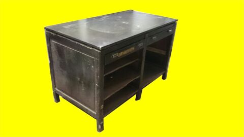 MARBRE Meuble de m�tier d'imprimerie imprimeur industriel 1200 Bourseul (22)