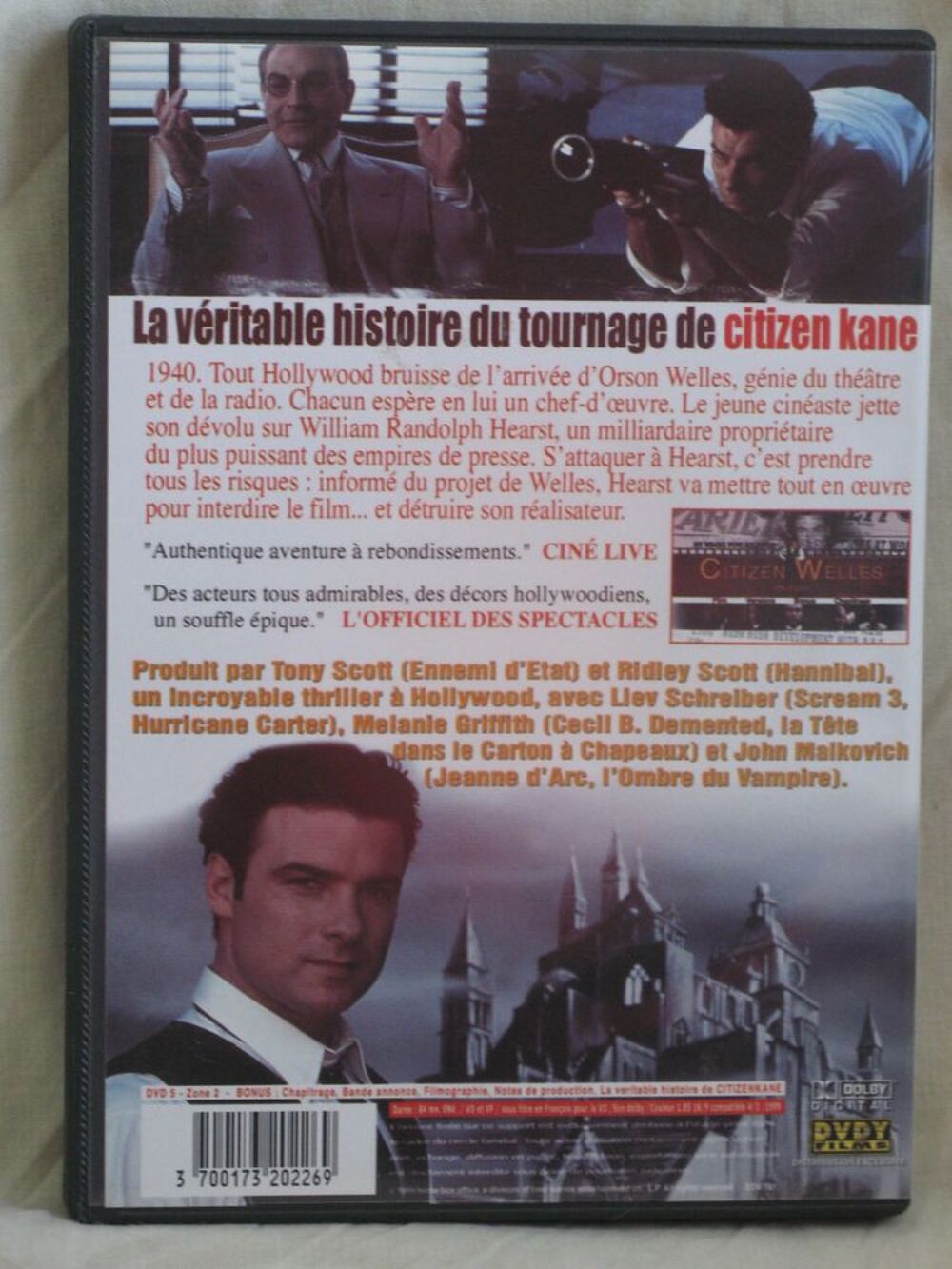 Citizen Welles DVD et blu-ray