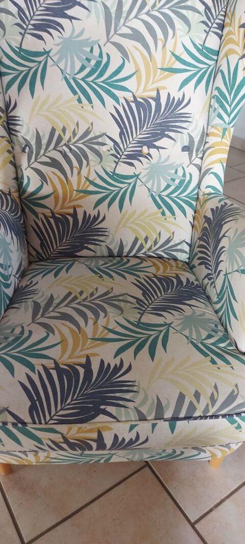  2 fauteuils et 2 repose-pieds IKEA Strandmon 250 Saint-Pierre-Laval (42)