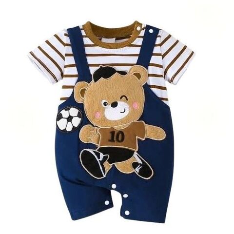 Ensemble enfant Barboteuse ourson 18 / 24 mois - Manche cour Rixheim (68)