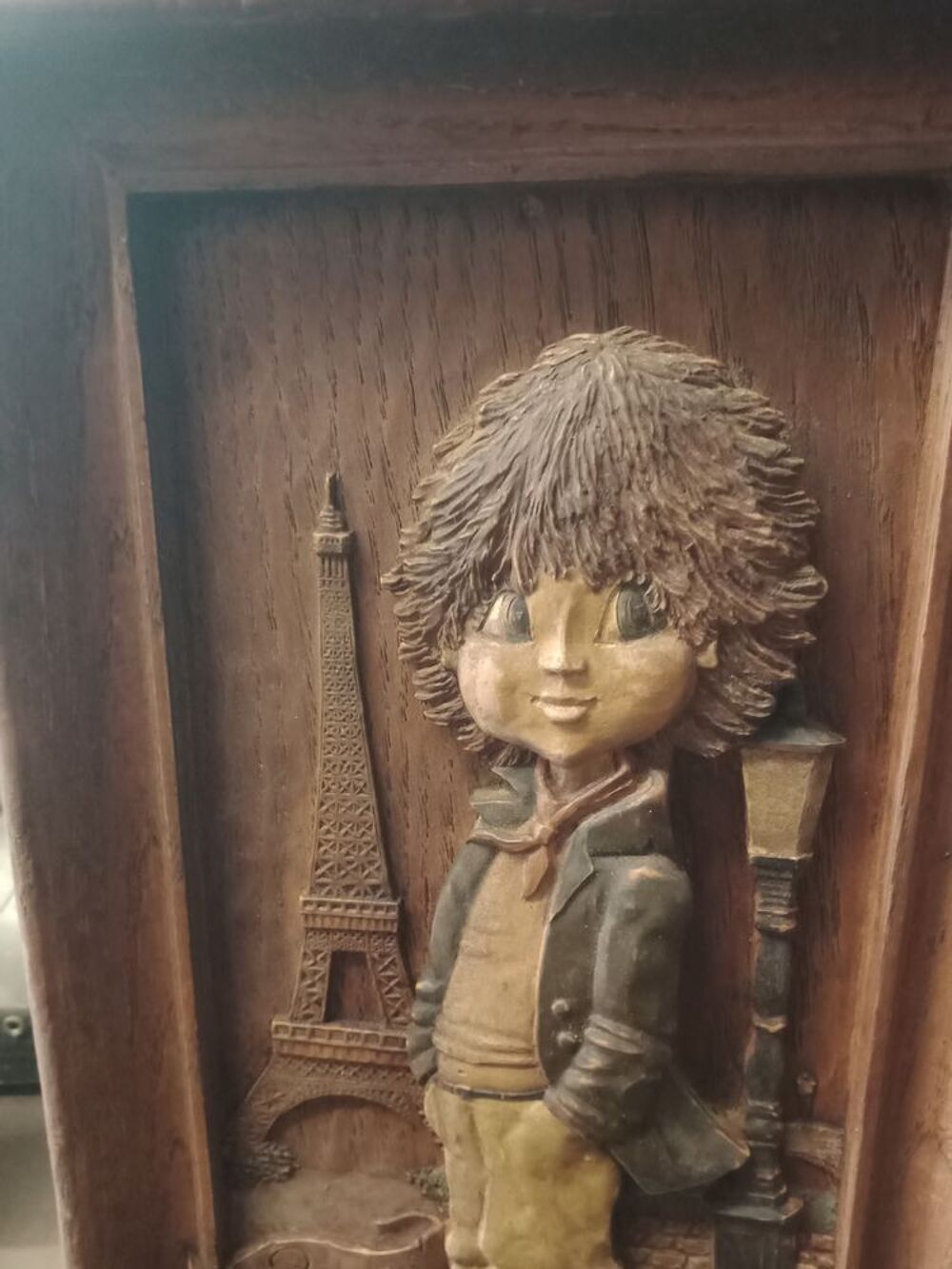 Tableau sculpture sur bois Décoration