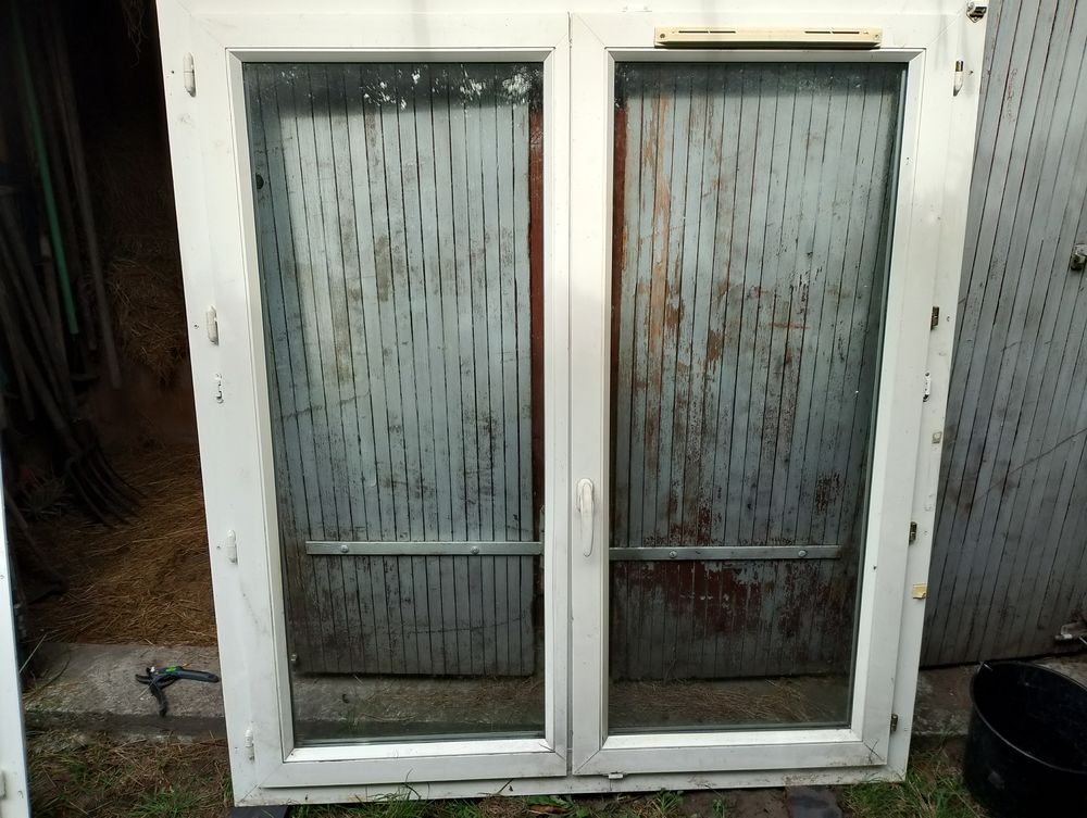 fen&eacute;tre PVC blanc double vitrage1530 de h et 1390 de l Bricolage