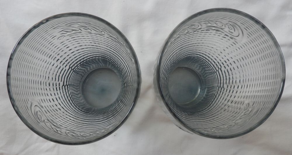 2 verres neufs Coca Cola teint&eacute; gris-bleu
Hauteur 14,5 cmi Cuisine