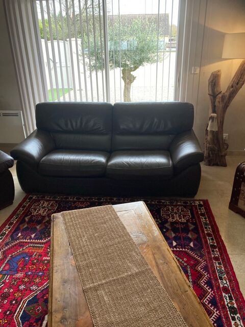 canap� en cuir 500 Dordives (45)