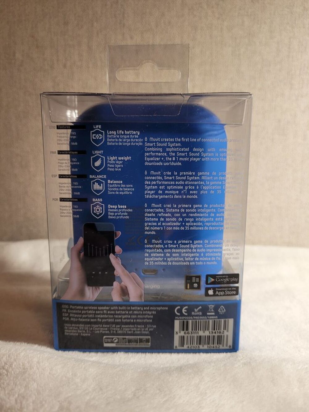Enceinte Muvit SD1. Bluetooth sans fil. Neuf. Matériel informatique
