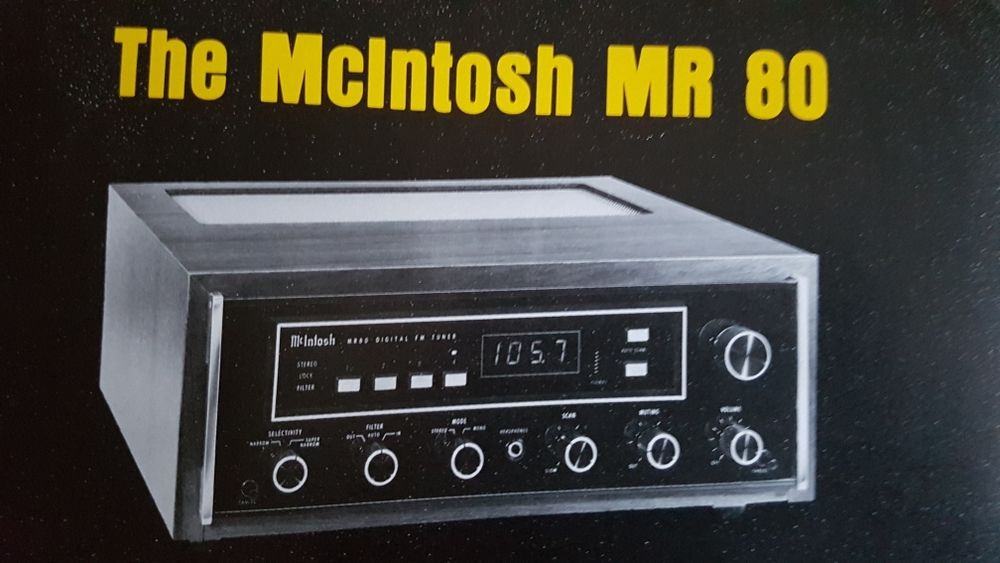 TUNER MR 80 MC INTOSH Audio et hifi