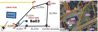  Terrain  vendre 803 m