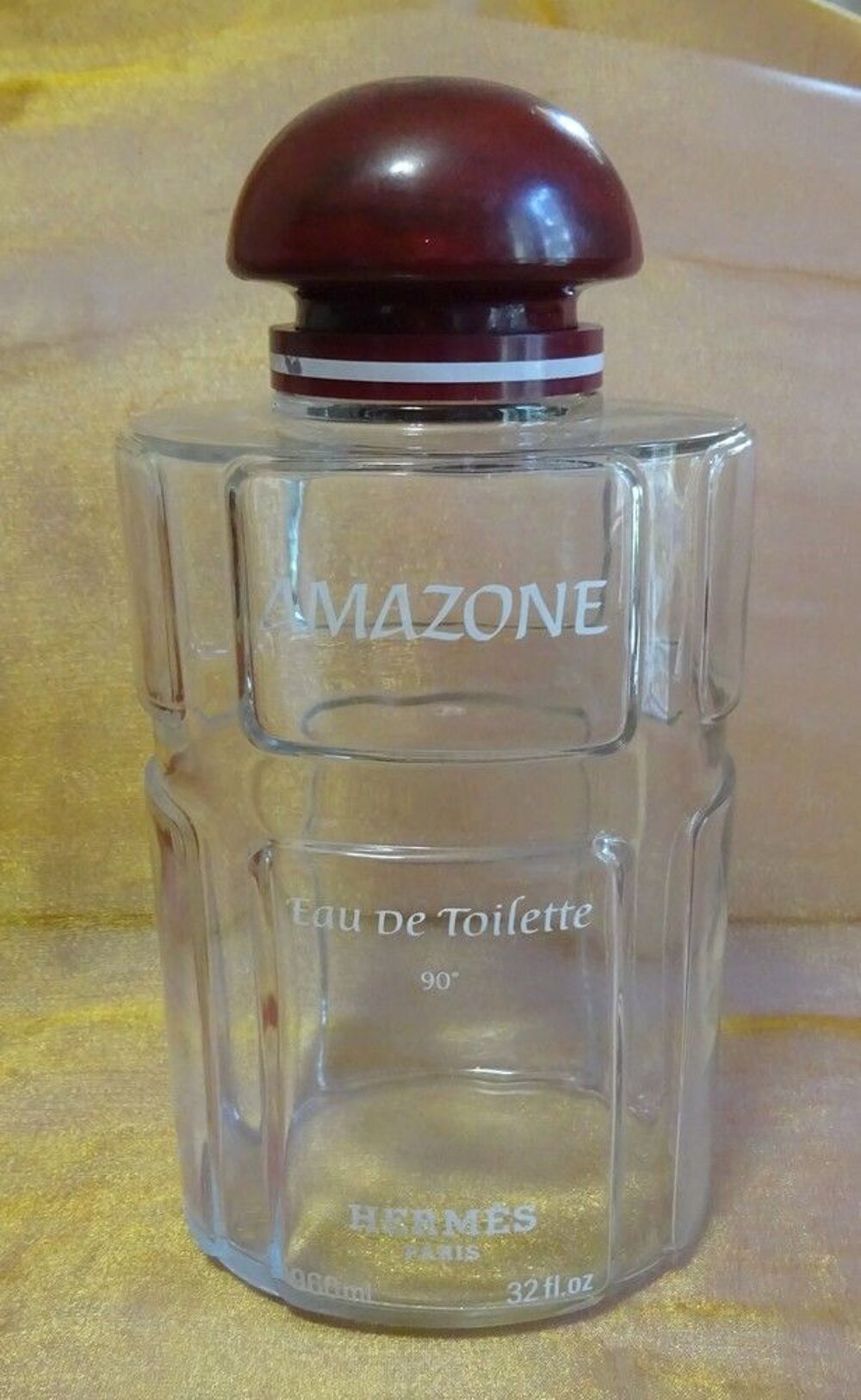 Flacon vide d'eau de toilette AMAZONE HERMES 960 ml 