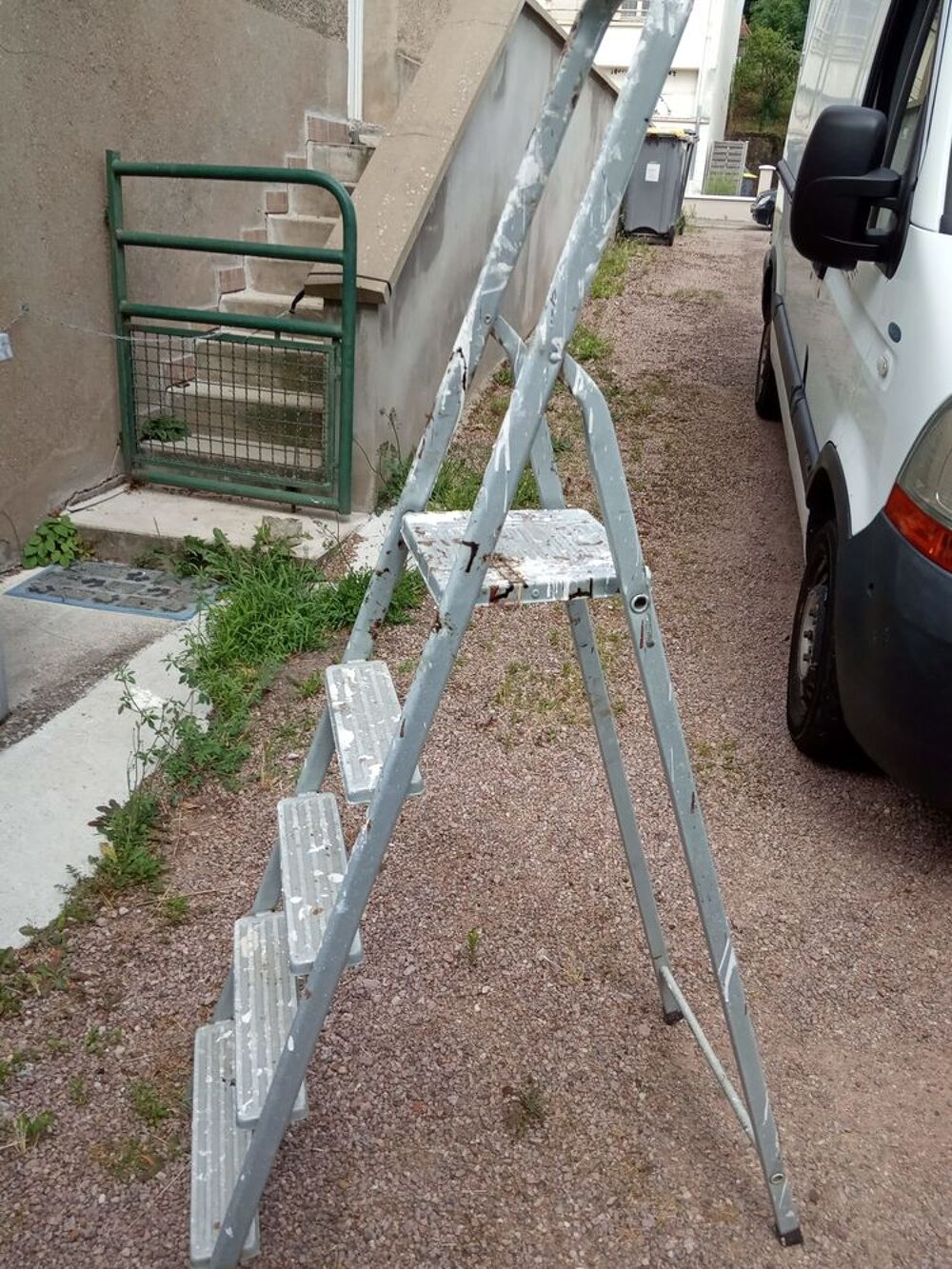 Escabeau m&eacute;tallique 5 marches Bricolage
