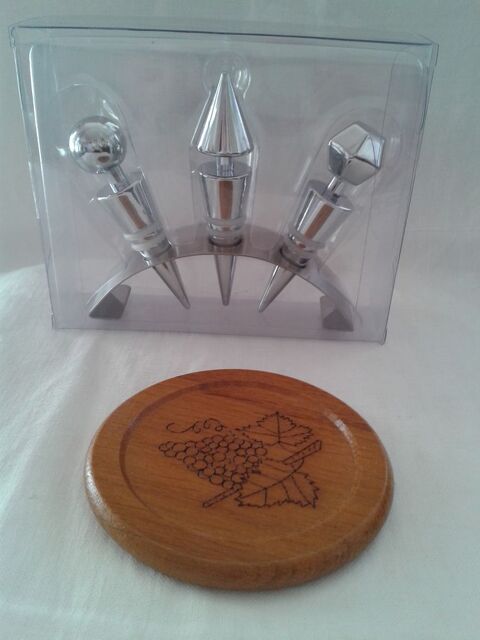 Set de bouchons inox neuf sur support acier brossé 13 Dijon (21)