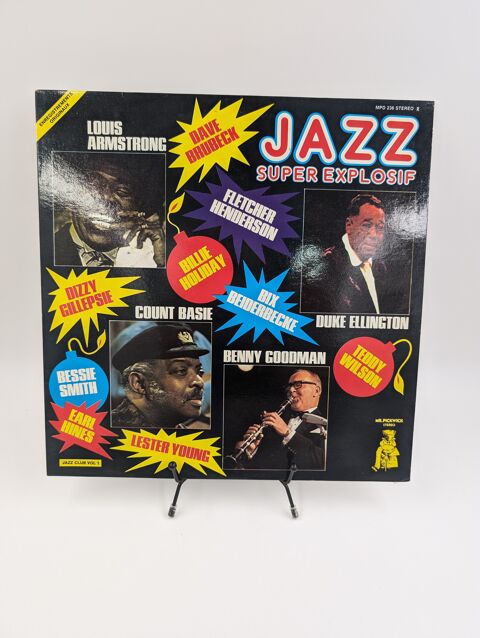 Vinyle 33 tours Jazz Super Explosif (Louis Armstrong, Dave) 5 Vulbens (74)